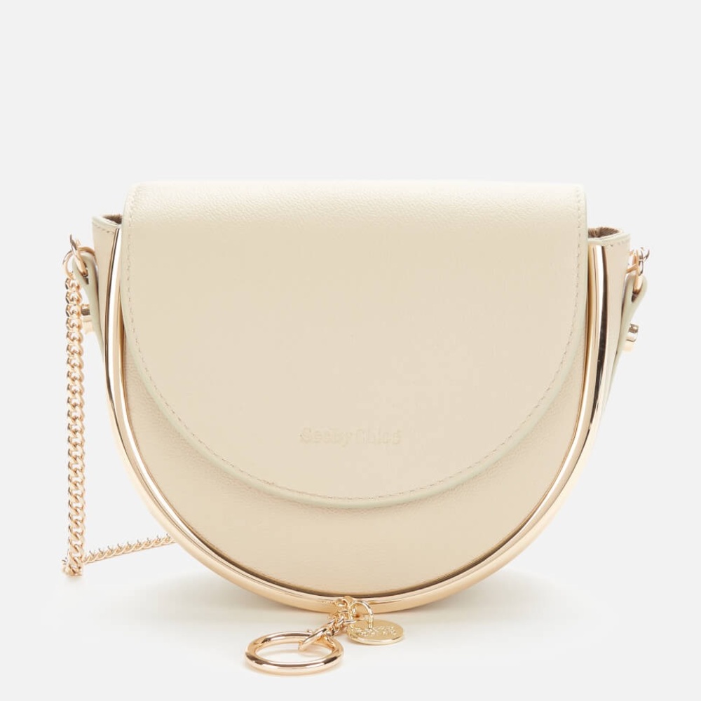 Available! See By Chloe Mara Shoulder Bag - Cement Beige Gold